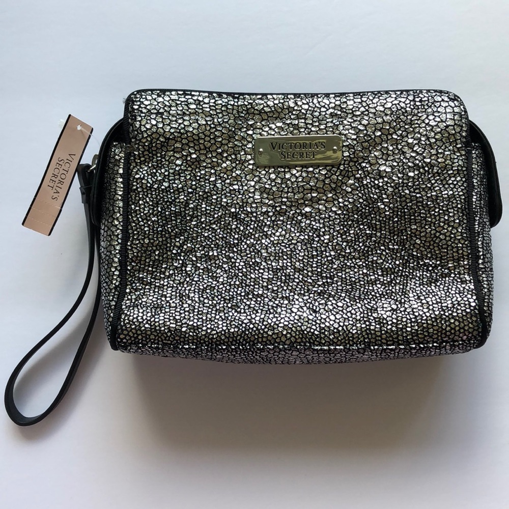 Victoria’s Secret Makeup Bag Black/Silver